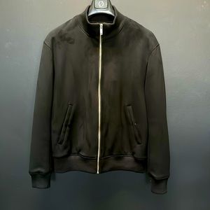 Men’s Lined Zara Bomber Jacket. Suede finish. Men’s Large